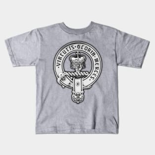 Clan Donnachaidh (Robertson) Crest Badge Kids T-Shirt